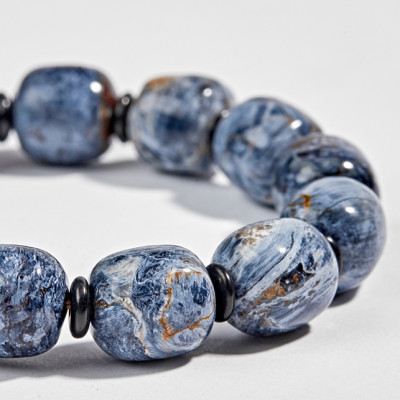 Vòng Đá Giông Bão Xanh (10mm) Ngọc Quý Gemstones
