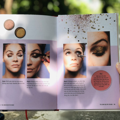 Sách - The makeup manual - Sách Trang điểm tự nhiên, Sách Make up, học cách trang điểm từ a-z - Á Châu Books