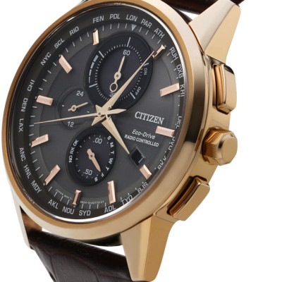 Đồng Hồ Nam Citizen Dây Da AT8113-12H - Mặt Xám (Sapphire)