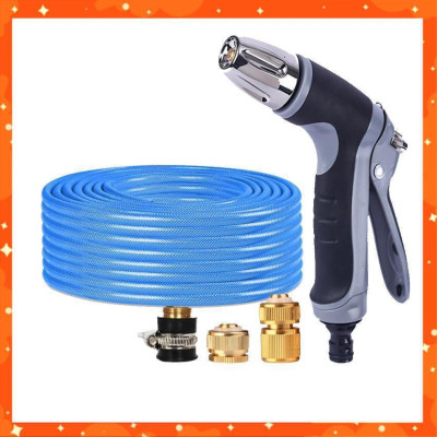 Vòi phun xịt rửa xe, tưới cây chuyên nghiệp 15m 206817 (cút đồng nối đồng) 