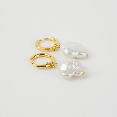 Bông Tai Ngọc Trai FW Baroque UK Style (Clover Pearl) - MOOON Jewelry