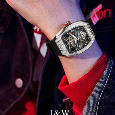 Đồng hồ nam chính hãng IW Carnival IW760G-1 Kính sapphire chống xước,Chống nước 50m,BH24 tháng,máy Automatic ( cơ) ,dây cao su chính hãng chống nước tuyệt đối,vỏ thép không gỉ bền bỉ