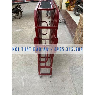 Giường sắt xếp di dộng 1m2 x 2m