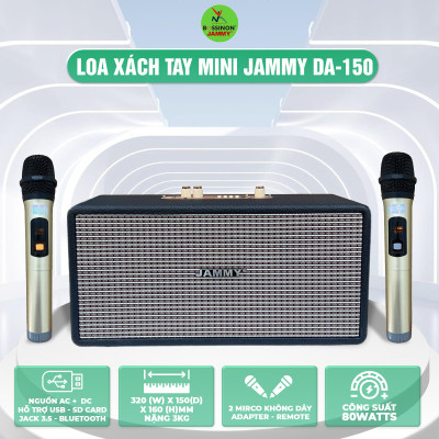 Loa xách tay mini Jammy DA-150 - HÀNG CHÍNH HÃNG