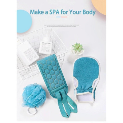 (Xả Hàng) Bao tay tắm tẩy tế bào chết, dây tắm chà lưng, bông tắm tẩy da chết tạo bọt (chọn mẫu theo phân loại)