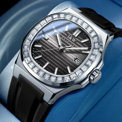 Đồng hồ nam chính hãng IW CARNIVAL IW721G-2 Kính sapphire ,chống xước ,Chống nước 50m ,Bảo hành 24 tháng,Máy cơ (Automatic),dây kim loại thép không gỉ 316L, mặt xanh thiết kế đơn giản dễ đeo 