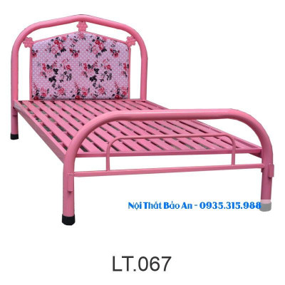 Giường sắt nhiều kích thước (0,8cm x 2m , 1mx2m , 1m2x2m ) Bảo An mẫu 10