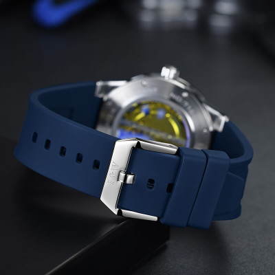 Đồng Hồ Nam I&W Carnival 716G1 Chính Hãng Full Box Chống Nước Kính Chống Xước Dây Silicon Cao Cấp BH 60T (Máy Cơ Tự Động)