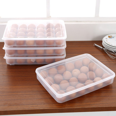 Hộp đựng trứng 24 quả có nắp đậy nhựa Việt Nhật (6786), khay bảo quản trứng không bị vỡ chắc chắn