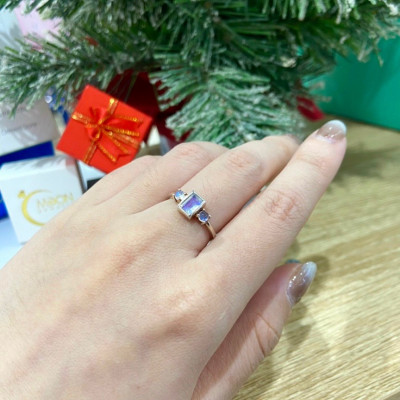 Nhẫn Đính Đá Moonstone