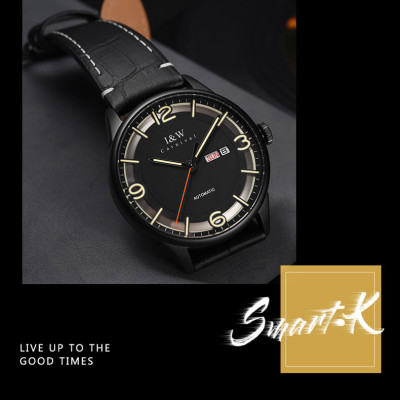 Đồng Hồ Nam I&W CARNIVAL 578G1 Chính Hãng Full Box Chống Nước Kính Chống Xước Dây Da Cao Cấp BH 24T (Máy Cơ Tự Động)