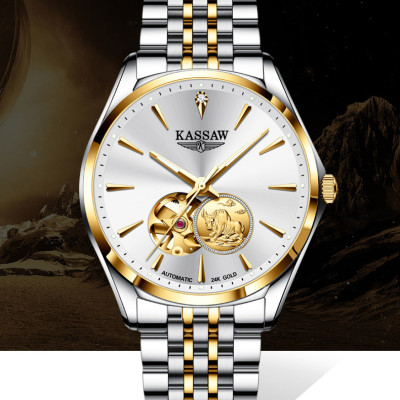 Đồng hồ nam chính hãng KASSAW K222-1 (Mạ vàng 24k)