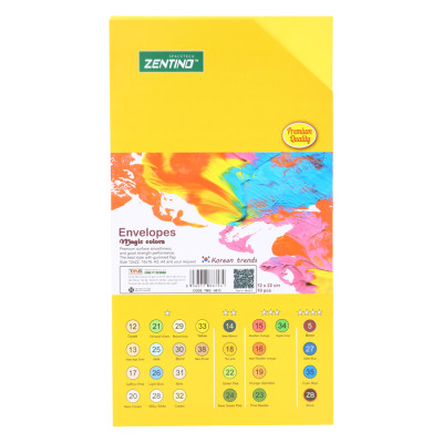 Xấp 10 Bao Thư Digno Giấy Grap Tmg-8613 (12 x 22 cm) - Màu Ngẫu Nhiên