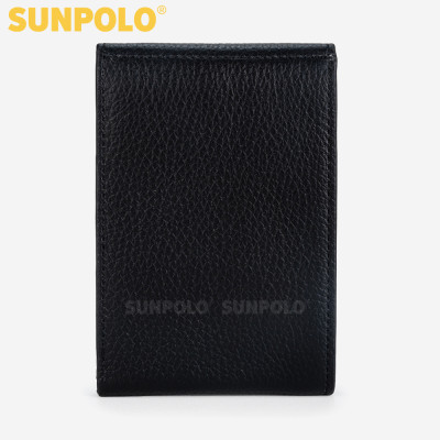 Ví Nam, Bóp Nam Da Bò SUNPOLO WSCT54 (Đen)