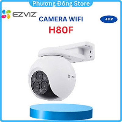 Camera WiFi EZVIZ H80F 3 ống kính 2K 4MP siêu nét cả ngày lẫn đêm, có màu đêm, AI phát hiện người - Hàng chính hãng