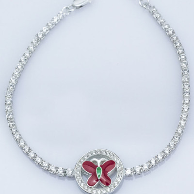 Lắc tay bạc nữ S925 Italia Bạc Xinh LTX15