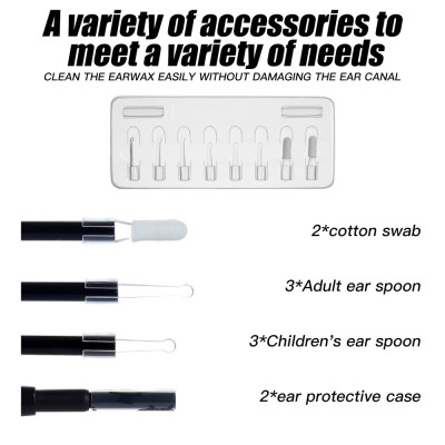 ROGTZ - Camera Nội Soi Tai Mũi Họng AN103 Hình Ảnh HD Sắc Nét Tích Hợp Đèn LED Tiện Ích 3 Trong 1 USB Micro USB TypeC Kết Nối Dễ Dàng Android Window Bộ Đầu Lấy Ráy Tai Sức Khỏe Tai Mũi Họng Tại Nhà Trẻ Em  Phụ Huynh - Hàng Chính Hãng