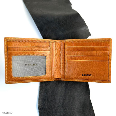 Ví Nam Hàng Hiệu HERITAGE Siêu Bền Bỉ, Size Lớn, Thiết Kế Cổ Điển, Đơn Giản, Dáng Ngang - Gập 2, Ngăn Đựng Tiền Có Khóa Kéo, Nhiều Ngăn Để Giấy Tờ Tiện Dụng - Hàng Chính Hãng SAIGIO