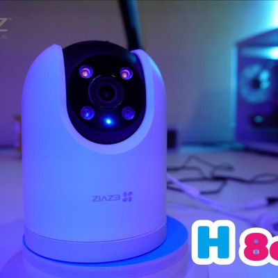 Camera Ezviz H8C 3MP dùng sim 4G, Cảnh báo AI, đàm thoại 2 chiều, Có màu ban đêm - hàng chính hãng