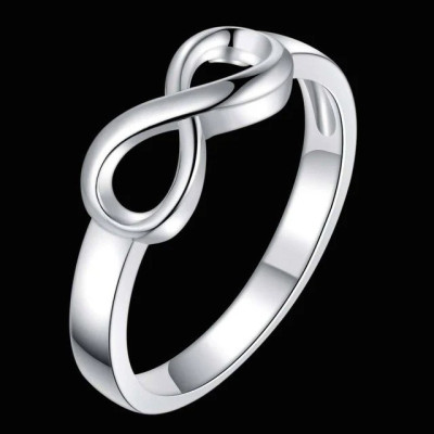 Nhẫn Nữ Bạc Hình Vô Cực Infinite BẠC HIỂU MINH NU092S