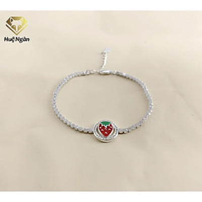 Lắc tay bạc 925 Huệ Ngân - Strawberry X20