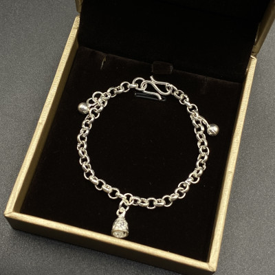 Lắc Tay Lắc Chân Cho Bé Mix Charm Bạc Ta Bạc Hiểu Minh LTE578