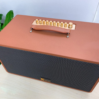 Dàn âm thanh di động KCBox KC-279 - Loa kéo, loa xách tay di động 3 đường tiếng - Hệ thống 2 Loa full 8 inch và 1 treble, 1 mid - Công suất đến 350W - Kết nối bluetooth 5.0, AUX, USB - Kèm 2 micro không dây UHF - Thiết kế cực sang trọng - Hàng nhập khẩu