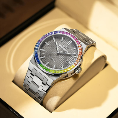 Đồng hồ nam chính hãng IW Carnival IW716G-6 ,Kính sapphire,chống xước,Chống nước30m,BH24 tháng,Máy điện tử(pin),dây da