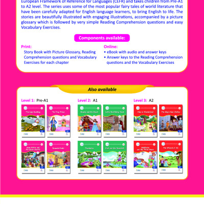Combo truyện đọc Fairy Tales Graded Readers - CEFR Pre A1