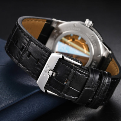 Đồng Hồ Nam I&W Carnival 612G1 Chính Hãng Full Box Chống Nước Kính Chống Xước Dây Da Cao Cấp BH 24T (Máy Cơ Tự Động)