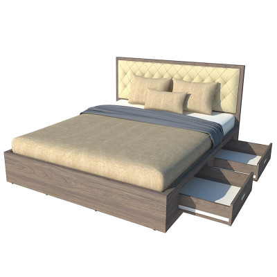 Giường ngủ 2 hộc kéo Tundo 180cm x 200cm