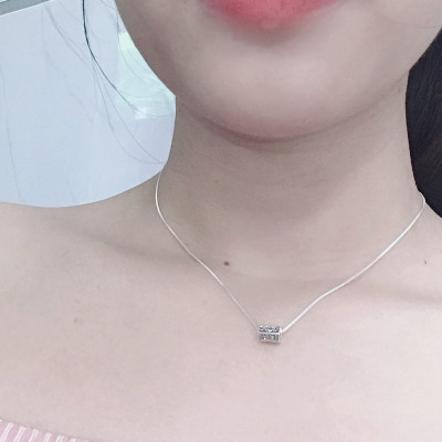 Dây chuyền bạc mặt lục tự minh chú - Ngọc Quý Gemstones