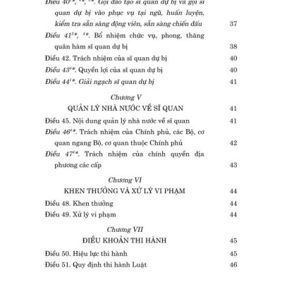 Luật Sĩ quan quân đội nhân dân Việt Nam năm 1999 (sửa đổi, bổ sung năm 2008, 2014, 2019, 2024)