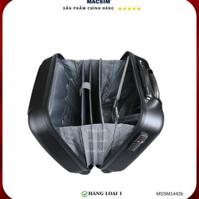 Vali cao cấp Macsim Smooire MSSM1442-b cỡ 16 inch màu đen - Hàng loại 1