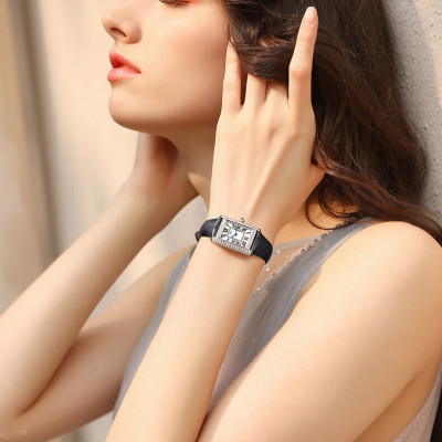 Đồng hồ nữ chính hãng IW CARNIVAL IW587L-1 Kính sapphire ,chống xước ,Chống nước 30m ,Bảo hành 24 tháng,Máy điện tử(pin),dây da cao cấp, thiết kế đơn giản dễ đeo