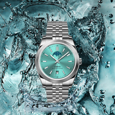 Đồng hồ nam chính hãng LOBINNI L19018-1,Kính Sapphire,chống xước,chống nước 50M,BH 24 tháng,máy cơ(Automatic)