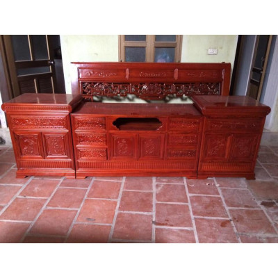 Kệ Tivi Kệ Mõ Gỗ Hương Vân