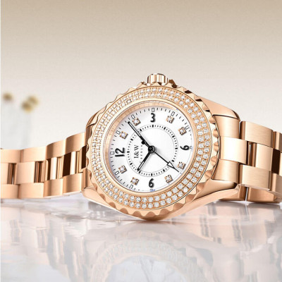 Đồng hồ nữ chính hãng I&W CARNIVAL IW703L-5 Kính sapphire ,chống xước ,Chống nước 30m ,Bảo hành 24 tháng,Máy điện tử(Pin), dây thép 316L không gỉ , thiết kế đơn giản dễ đeo