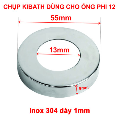 Chụp Chân Đế Inox 304 Nhiều Kích Thước KB-949