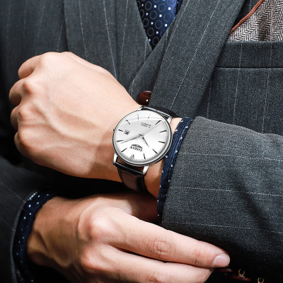 Đồng hồ nam chính hãng KASSAW K865-2 Kính sapphire ,chống xước ,Chống nước 50m ,Bảo hành 24 tháng,Máy cơ (Automatic),dây da cao cấp, thiết kế đơn giản dễ đeo