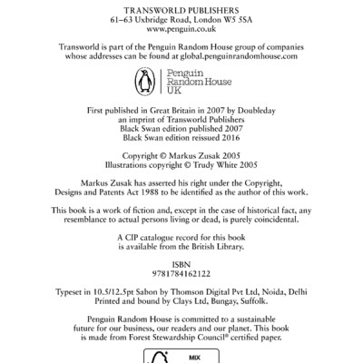 The Book Thief (Paperback) - Kẻ trộm sách