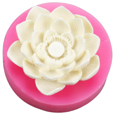 Bộ 2 khuôn silicon làm bánh, rau câu hoa sen và lá sen – Mã số 1017