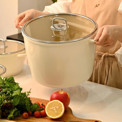 Nồi luộc gà chống dính phủ gốm Hàn Quốc dung tích 10L size 28cm, bảo hành 24 tháng