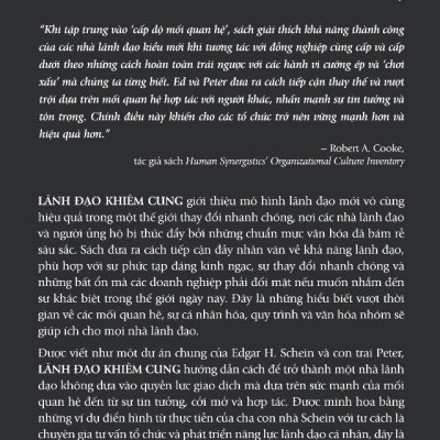 Lãnh Đạo Khiêm Cung - Humble Leader