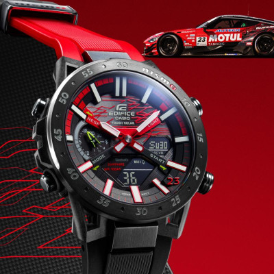 Đồng Hồ Nam Dây Nhựa Casio Edifice ECB-2000NIS-1ADR NISMO | Kính Sapphire | Bluetooth | Năng lượng mặt trời | ECB-2000NIS-1A Limited Edition
