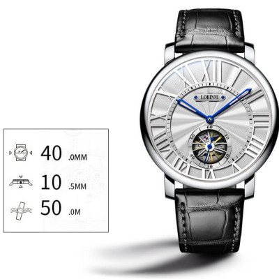Đồng hồ nam chính hãng LOBINNI L16016-2 chuẩn Thụy Sỹ
