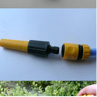 Bộ dây vòi xịt nước rửa xe, tưới cây . tăng áp 3 lần, loại 15m 206622-5 cút sập,nối vàng + tặng mở chai