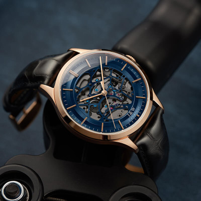 Đồng Hồ Nam I&W Carnival 524G1 Chính Hãng Full Box Chống Nước Kính Chống Xước Dây Da Cao Cấp BH 24T (Máy Cơ Tự Động)