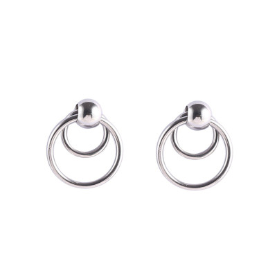Khuyên tai bông tai titan thép đinh nhọn cá tính Hàn Quốc