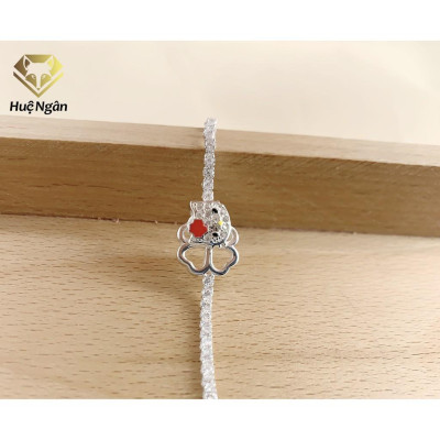 Lắc tay bạc 925 Huệ Ngân - Mèo Kitty X30